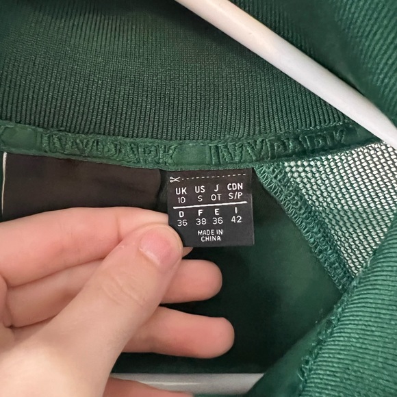 Adidas X IVY PARK Green Bodysuit Mesh Sleeves - Picture 8 of 8